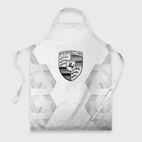 Фартук Porsche white poly / 3D-принт – фото 1