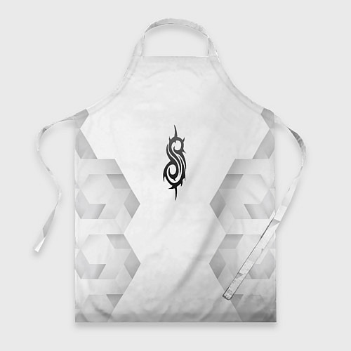 Фартук Slipknot white poly / 3D-принт – фото 1