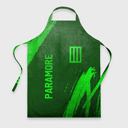 Фартук кулинарный Paramore - green gradient вертикально, цвет: 3D-принт