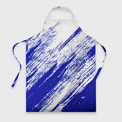 Фартук The color is white and blue