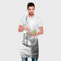 Фартук кулинарный Leeds United - white gradient вертикально, цвет: 3D-принт — фото 2