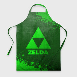 Фартук кулинарный Zelda - green gradient, цвет: 3D-принт