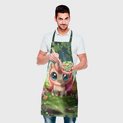 Фартук кулинарный Рыжая единорожка, цвет: 3D-принт — фото 2