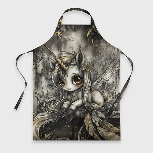 Фартук Мифическая единорожка / 3D-принт – фото 1