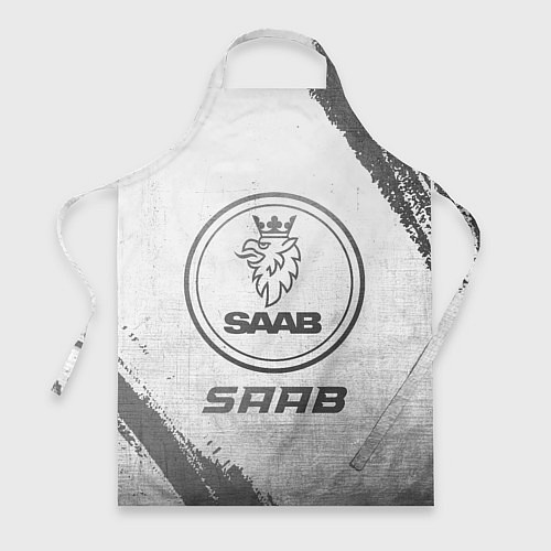 Фартук Saab - white gradient / 3D-принт – фото 1