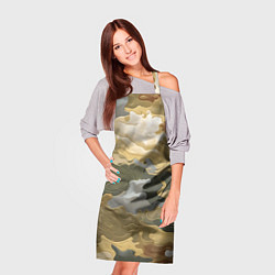 Фартук кулинарный Золотистый камуфляж, цвет: 3D-принт — фото 2