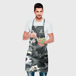 Фартук кулинарный Темно зеленый камуфляж, цвет: 3D-принт — фото 2