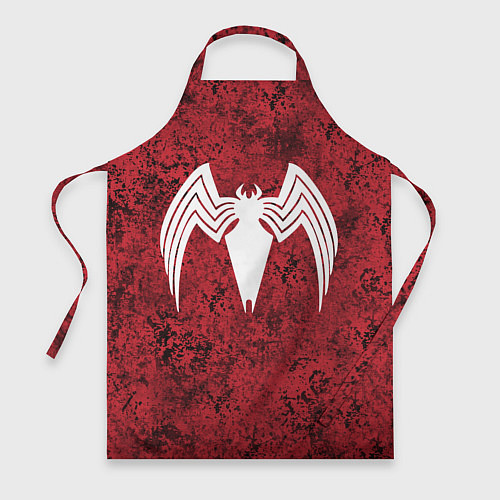 Фартук Знак венома на красном / 3D-принт – фото 1