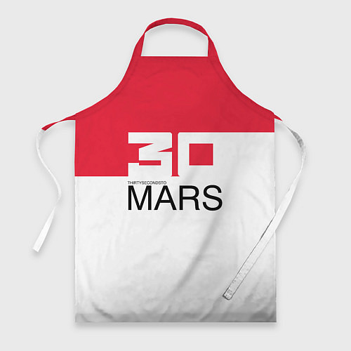 Фартук 30 Seconds to Mars poster / 3D-принт – фото 1