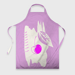 Фартук кулинарный Вишневый коллаж, цвет: 3D-принт