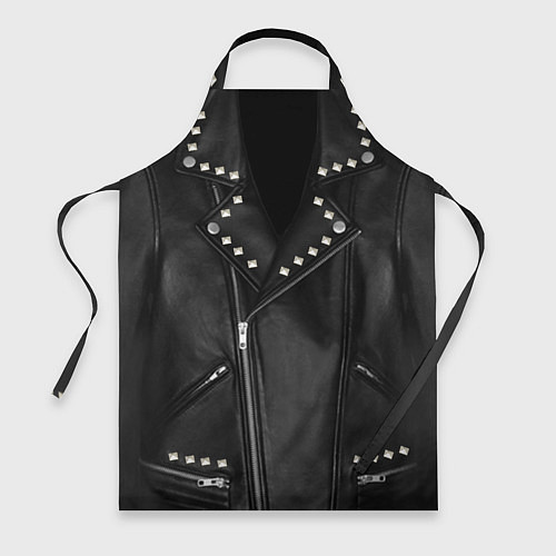 Фартук Кожаная косуха с клепками / 3D-принт – фото 1