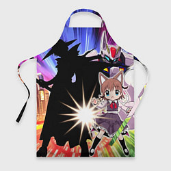 Фартук кулинарный Фанату аниме, цвет: 3D-принт