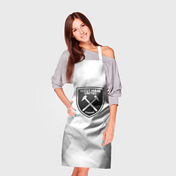 Фартук кулинарный West Ham white poly, цвет: 3D-принт — фото 2