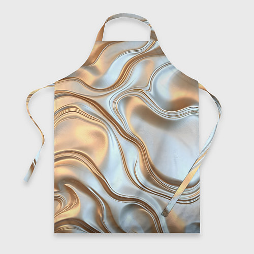 Фартук Жидкое белое золото / 3D-принт – фото 1