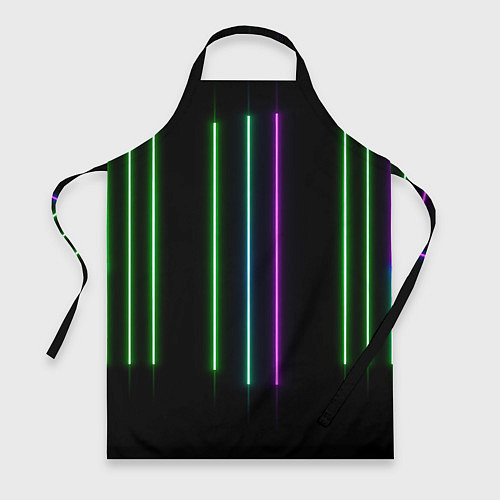 Фартук Neon stripes / 3D-принт – фото 1