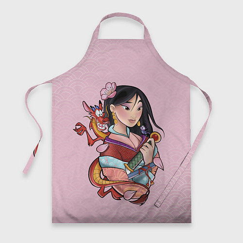 Фартук Красивая Мулан и Мушу - big pictures / 3D-принт – фото 1