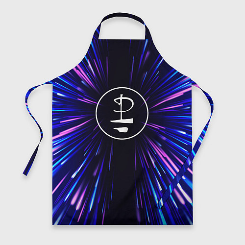 Фартук Pink Floyd neon energy / 3D-принт – фото 1