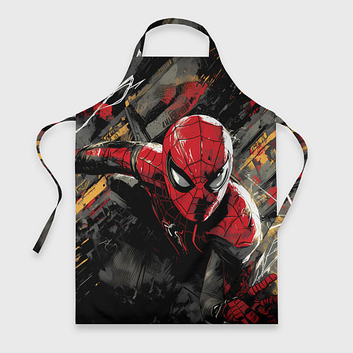 Фартук Человек-паук и красная краска / 3D-принт – фото 1