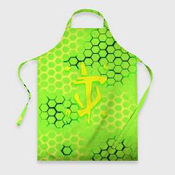 Фартук кулинарный Doom кислотные соты лого, цвет: 3D-принт