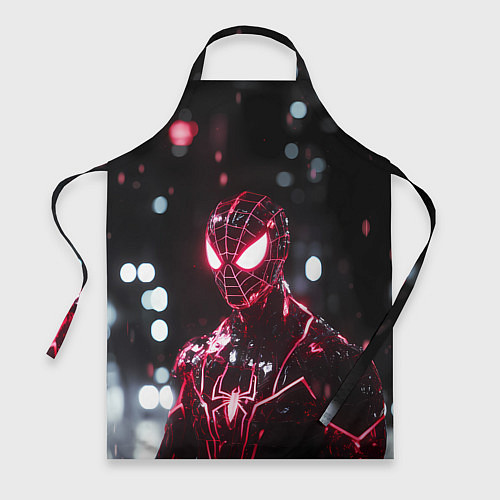 Фартук Человек-паук в красно-черном костюме / 3D-принт – фото 1