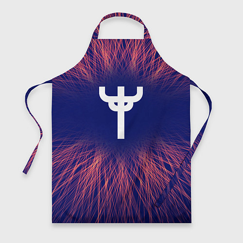 Фартук Judas Priest red energy / 3D-принт – фото 1