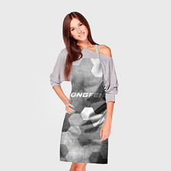 Фартук кулинарный Dongfeng - grey gradient посередине, цвет: 3D-принт — фото 2