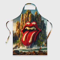 Фартук кулинарный Rolling Stones - sea rocks, цвет: 3D-принт