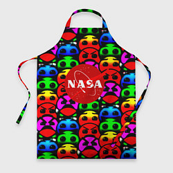Фартук кулинарный NASA smile, цвет: 3D-принт