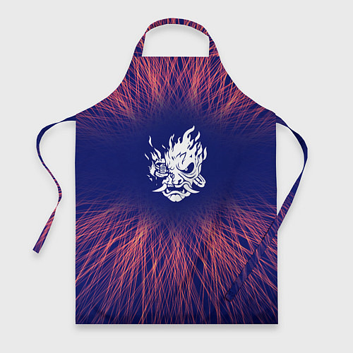 Фартук Cyberpunk 2077 red energy / 3D-принт – фото 1