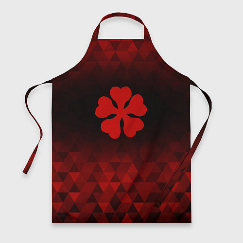 Фартук Black Clover red poly / 3D-принт – фото 1
