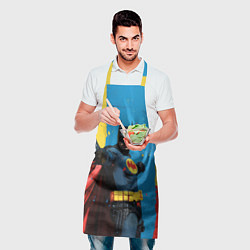 Фартук кулинарный Бэтмен предупреждает, цвет: 3D-принт — фото 2