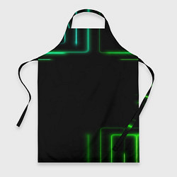 Фартук кулинарный Black green color, цвет: 3D-принт