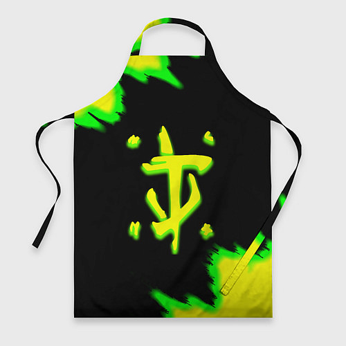 Фартук Doom огненное лого краски / 3D-принт – фото 1