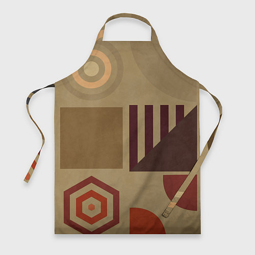 Фартук Геометрические фигуры 2025 / 3D-принт – фото 1