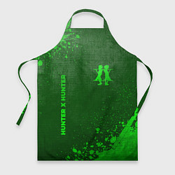 Фартук кулинарный Hunter x Hunter - green gradient вертикально, цвет: 3D-принт