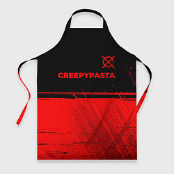 Фартук CreepyPasta - red gradient посередине