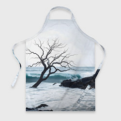 Фартук кулинарный Дерево в море, цвет: 3D-принт
