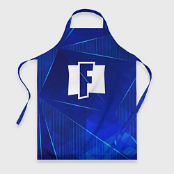 Фартук Fortnite blue poly