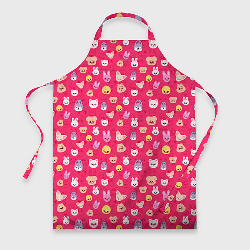 Фартук Skzoo pattern pink / 3D-принт – фото 1