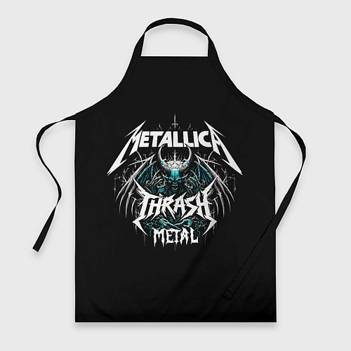 Фартук Metallica group - thrash metal style / 3D-принт – фото 1
