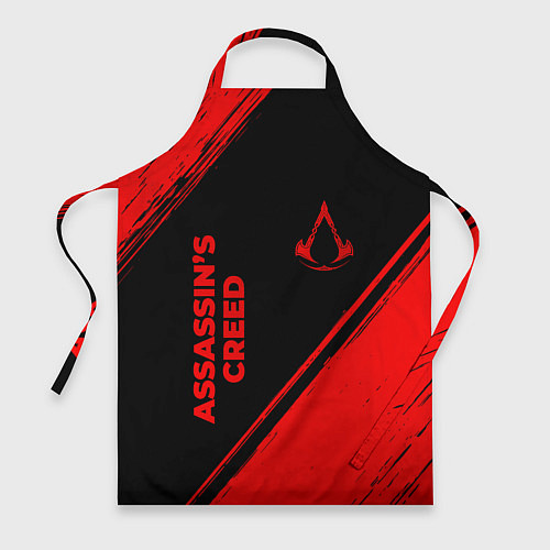 Фартук Assassins Creed - red gradient вертикально / 3D-принт – фото 1