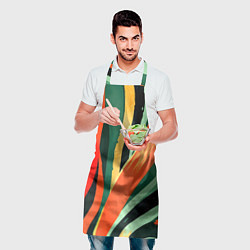 Фартук кулинарный Тропическая жаркая абстракция, цвет: 3D-принт — фото 2