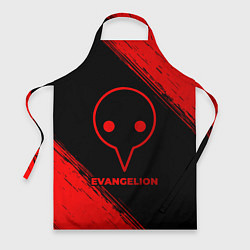 Фартук кулинарный Evangelion - red gradient, цвет: 3D-принт