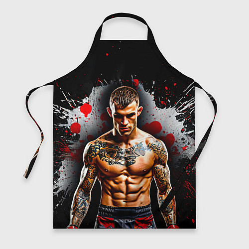 Фартук Дастин Порье на черном / 3D-принт – фото 1