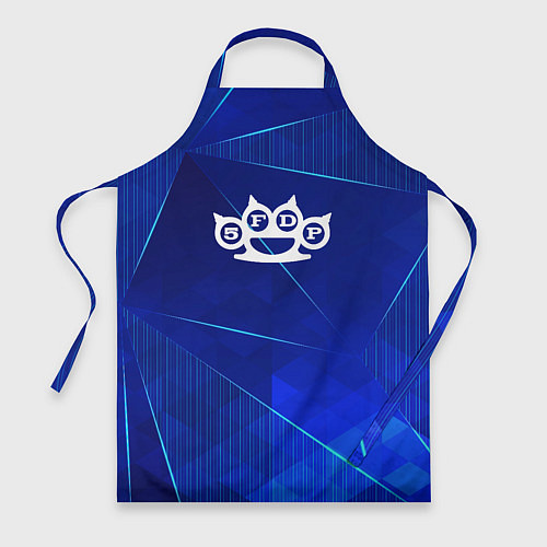 Фартук Five Finger Death Punch blue poly / 3D-принт – фото 1