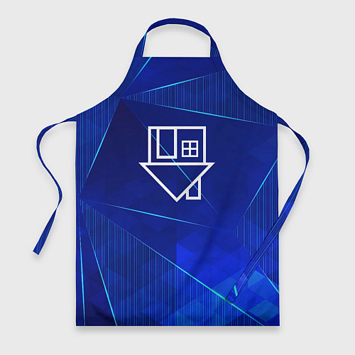 Фартук The Neighbourhood blue poly / 3D-принт – фото 1