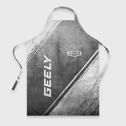 Фартук Geely - grey gradient вертикально / 3D-принт – фото 1