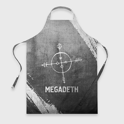 Фартук Megadeth - grey gradient / 3D-принт – фото 1