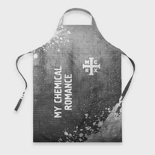 Фартук My Chemical Romance - grey gradient вертикально / 3D-принт – фото 1