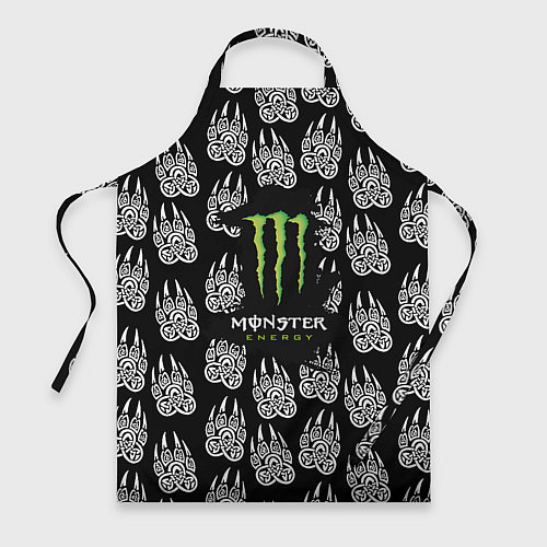 Фартук Monster energy медвежьи лапы / 3D-принт – фото 1